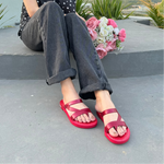 Buckle Pillow Slides for women – Tenure Footwear Model 704