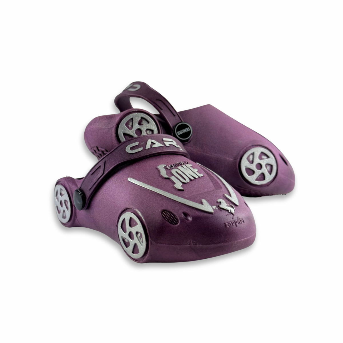 Children’s casual clogs with cushioned comfort and playful look