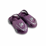 Durable and lightweight clogs for children with race car theme