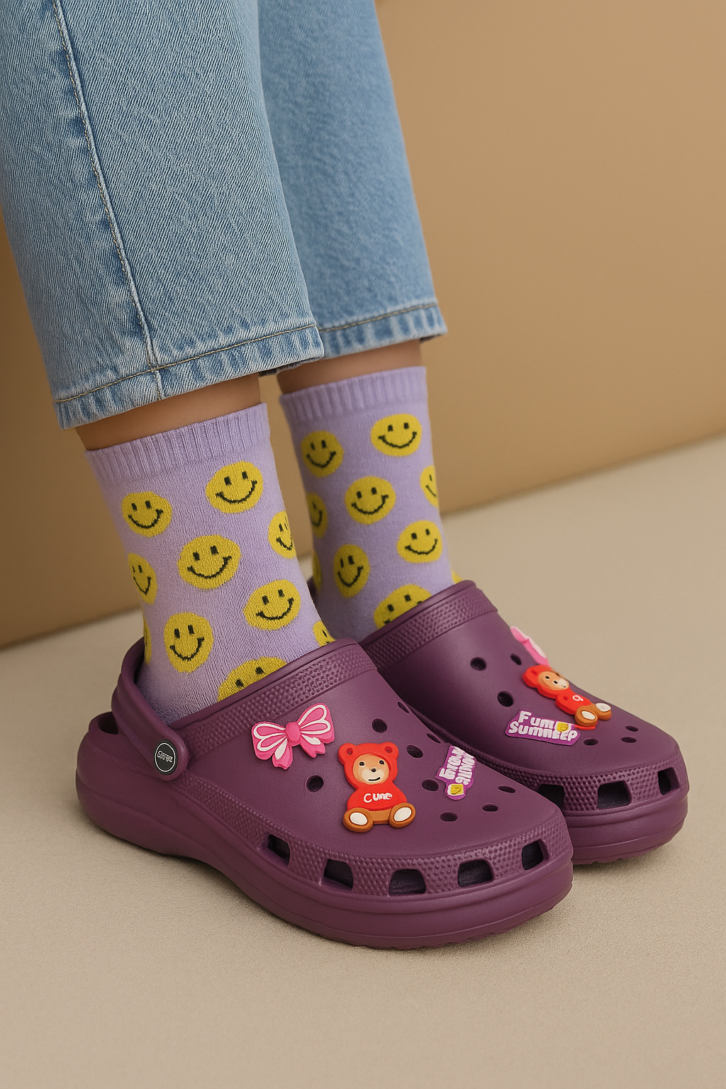 Joy Clogs Ladies 743 (Plum Crush)