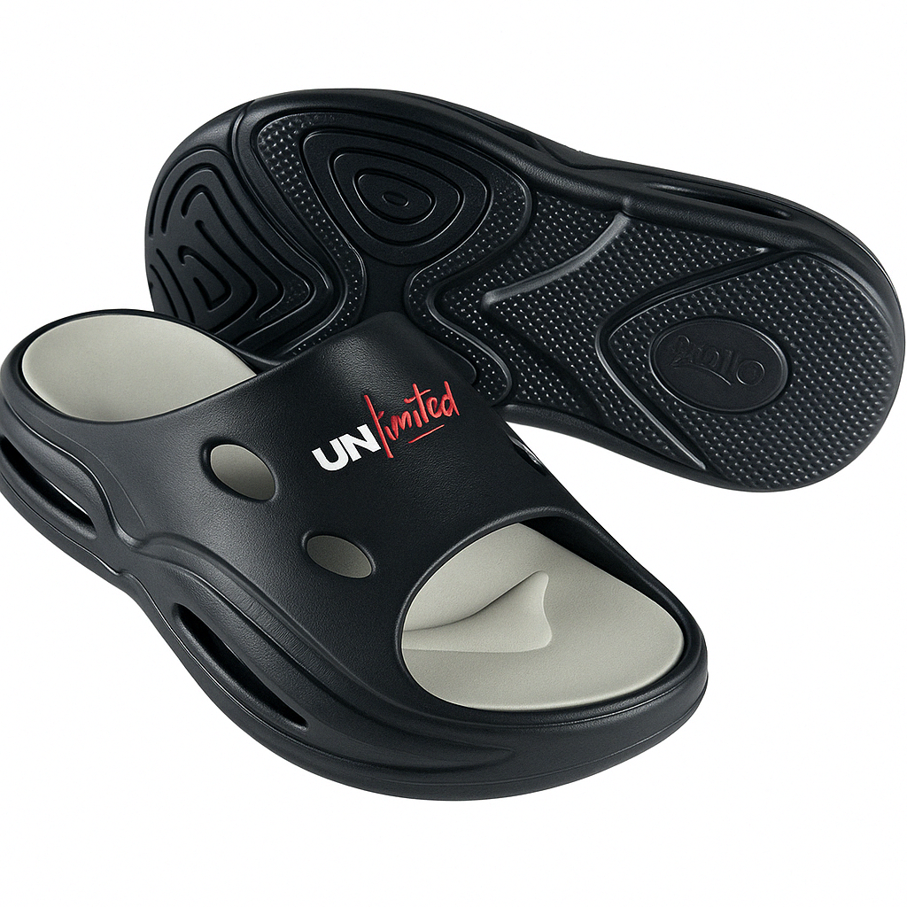 Tenure comfort slippers with non-slip sole