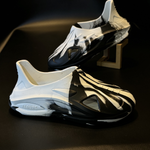 Side view of BW Storm Clogs 814 with flame-inspired pattern