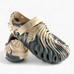 Durable clogs made from soft, breathable material