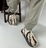 Sporty flame-accented slides for men with slip-on ease