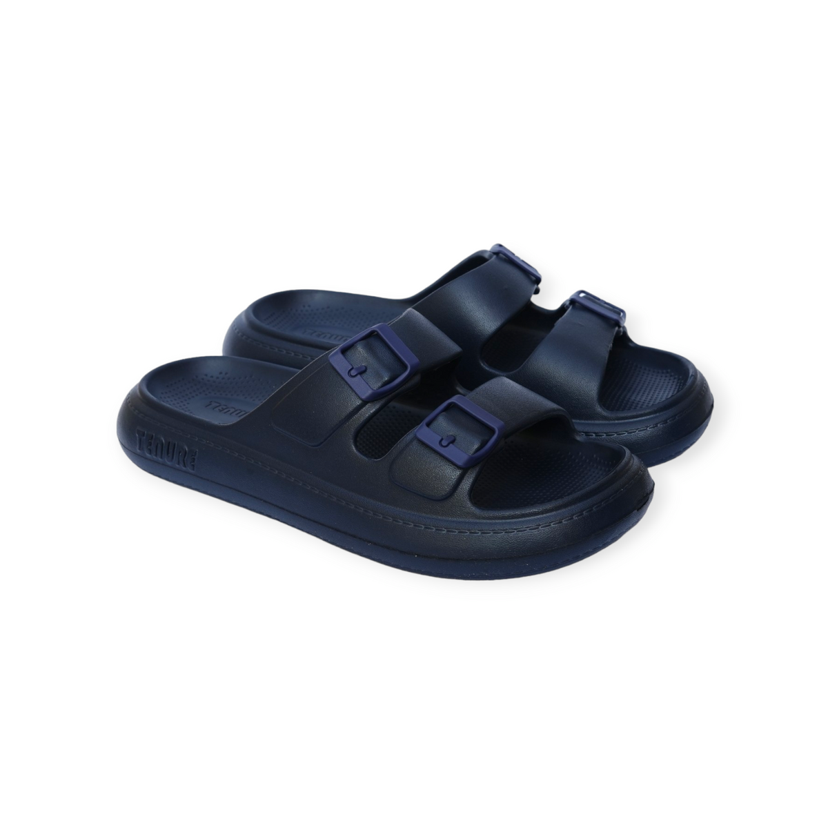 Monochrome Double Strap Sandals | For Men - 803