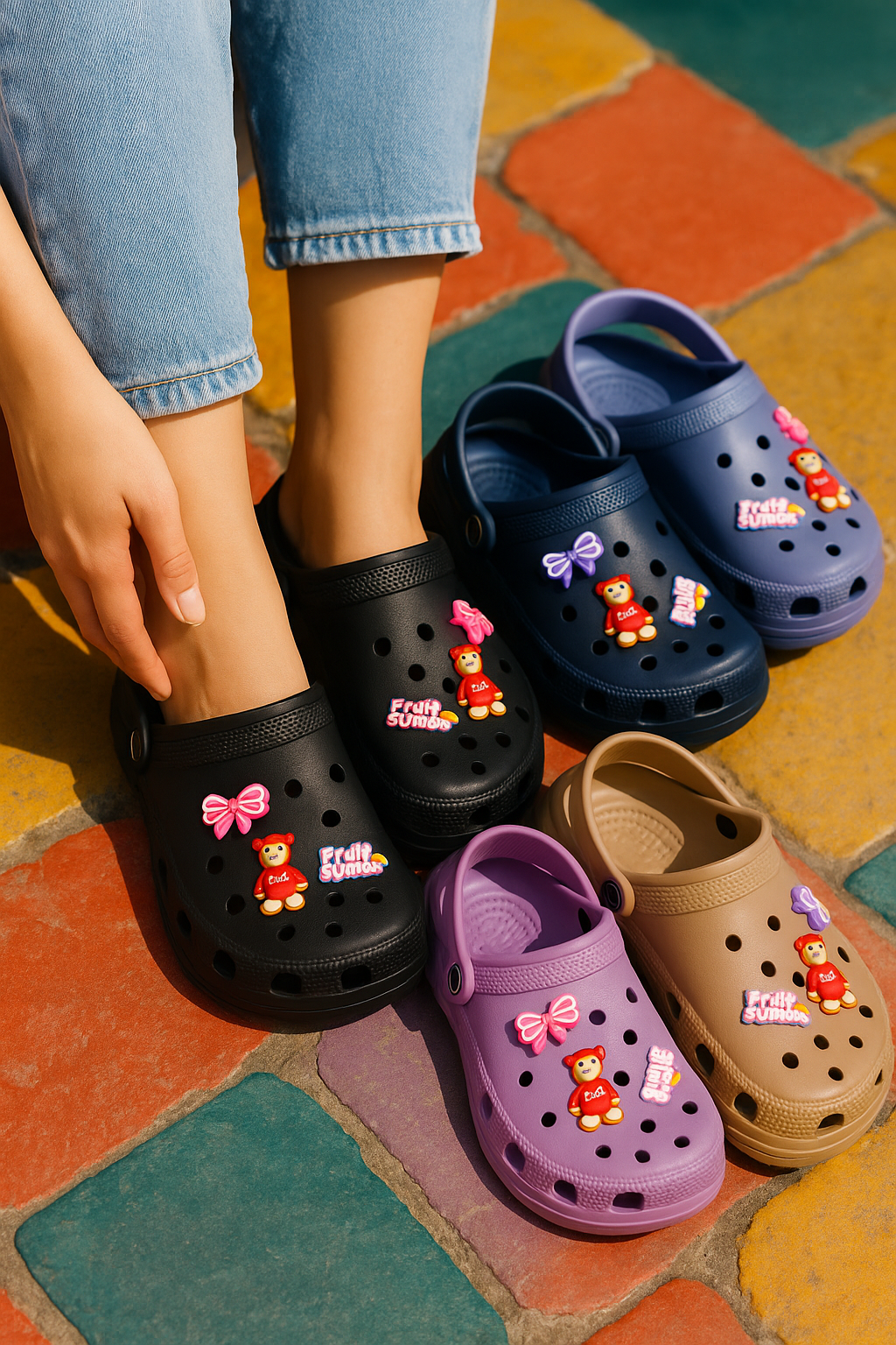 Joy Clogs Ladies 743 – Comfortable EVA Clog Sandals