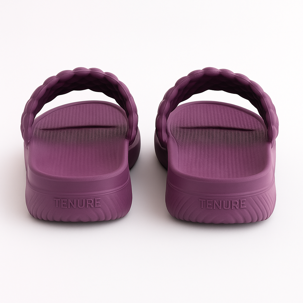 Tenure SoftWeave Slides Ladies (Plum)