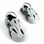 Front view of clogs with seamless fusion style