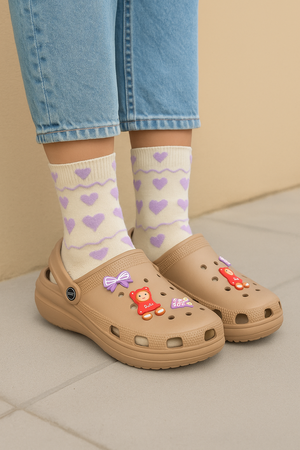 Joy Clogs Ladies 743 (Sandstone Beige)